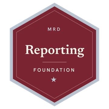 Hexagonal foundation badge